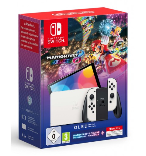 Nintendo 10014484 console de jeux portables 17,8 cm (7") 64 Go Écran tactile Wifi Noir, Blanc