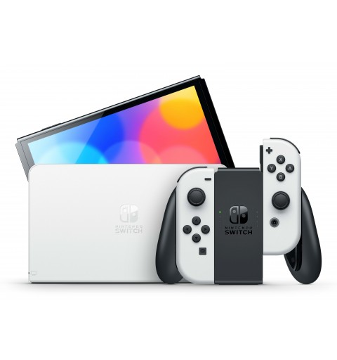 Nintendo console da gioco portatile 17,8 cm (7") 64 GB Touch screen Wi-Fi Nero, Bianco