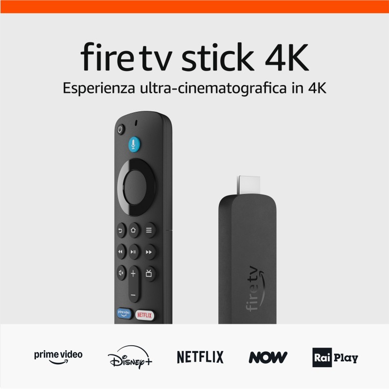 Amazon Fire TV Stick 4K HDMI 4K Ultra HD Fire OS Negro