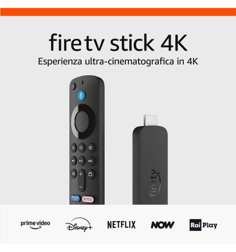 Amazon Fire TV Stick 4K HDMI 4K Ultra HD Fire OS Black