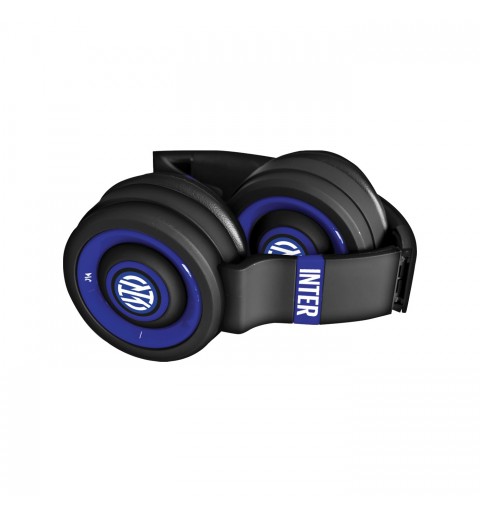 Techmade TM-046-INT headphones headset Wired & Wireless Head-band Calls Music Micro-USB Bluetooth Black, Blue