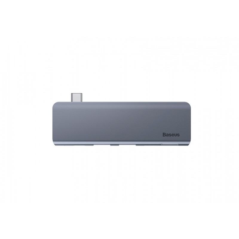 Baseus CAHUB-K0G replicatore di porte e docking station per laptop USB 3.2 Gen 1 (3.1 Gen 1) Type-C Grigio