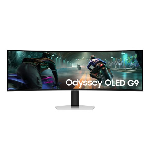 Samsung S49DG910SU computer monitor 124.5 cm (49") 5120 x 1440 pixels Dual QHD OLED Silver