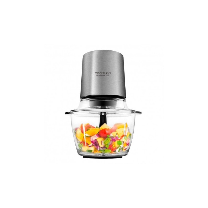 Cecotec 03043 electric food chopper 1 L 400 W Stainless steel