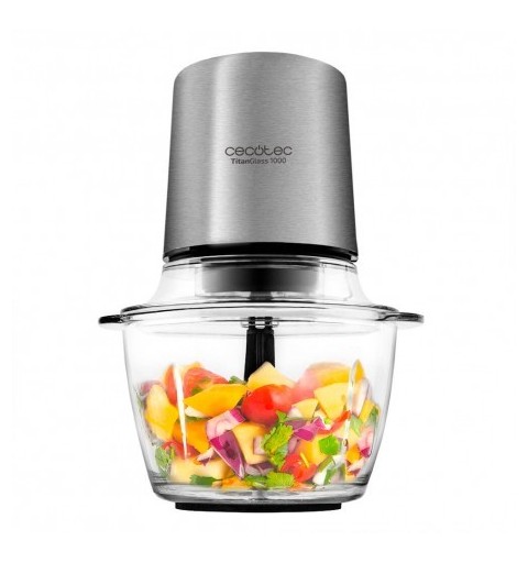 Cecotec 03043 electric food chopper 1 L 400 W Stainless steel