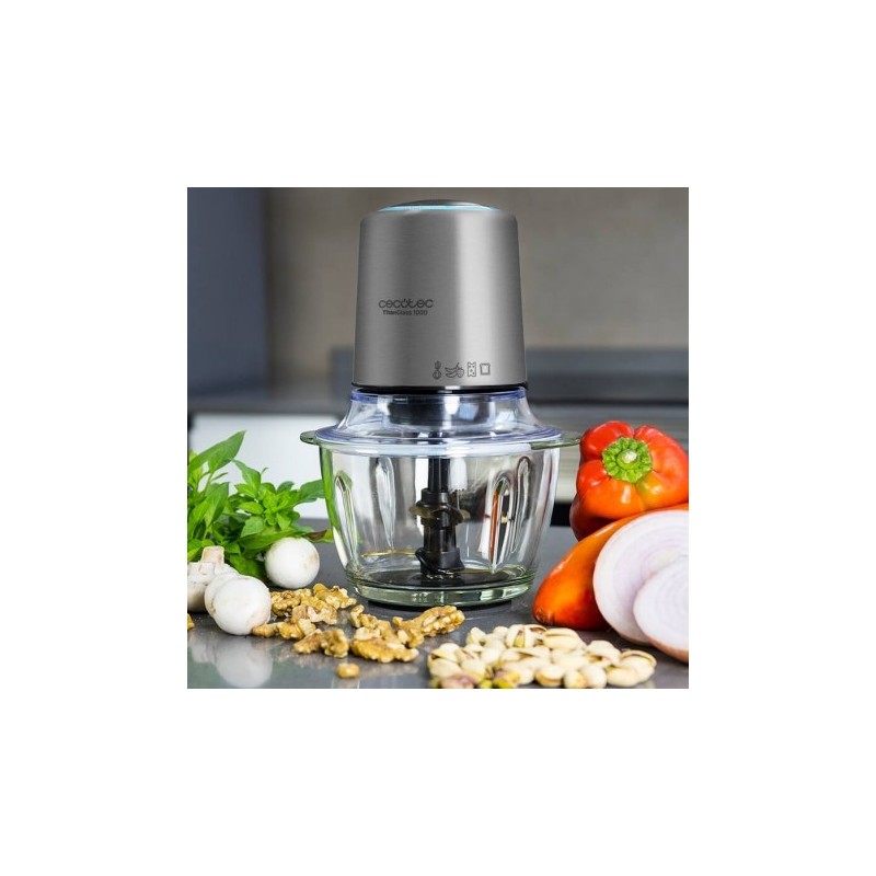 Cecotec 03043 electric food chopper 1 L 400 W Stainless steel