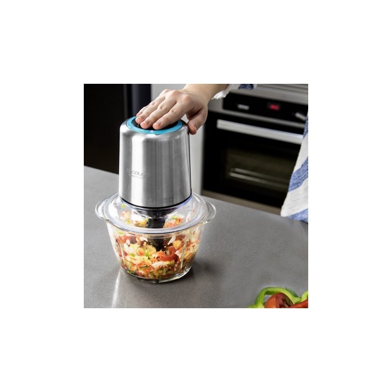 Cecotec 03043 electric food chopper 1 L 400 W Stainless steel