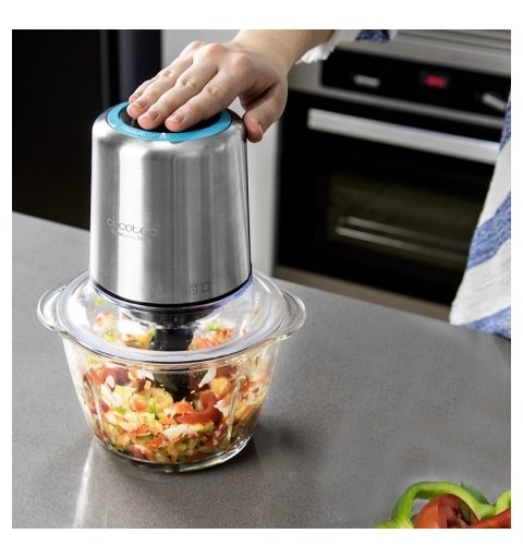 Cecotec 03043 electric food chopper 1 L 400 W Stainless steel