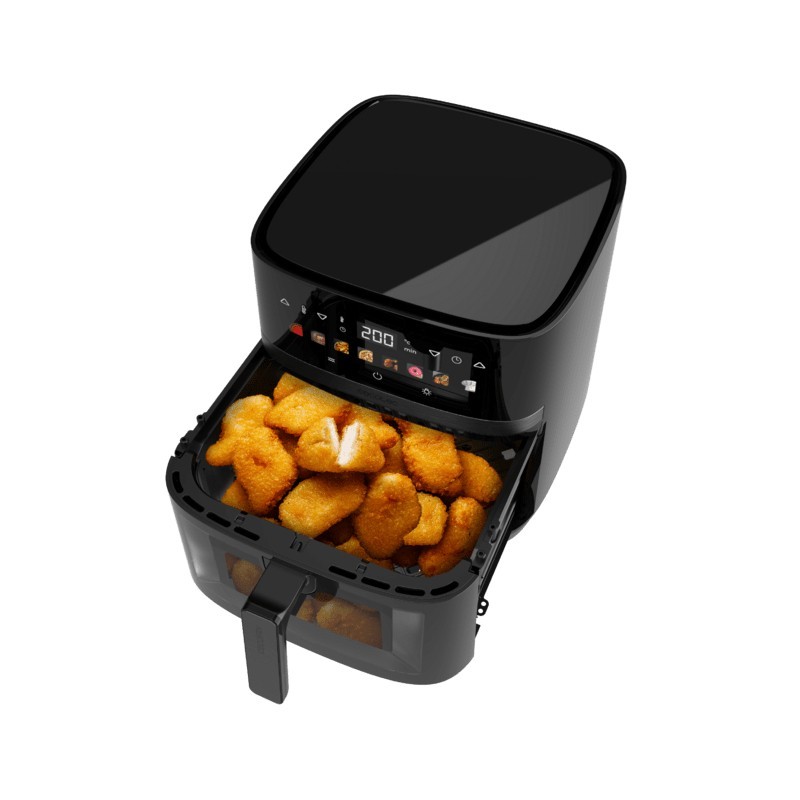 Cecotec Cecofry&Grill Duoheat 8000 Einzelbild 8 l Eigenständig 2200 W Heißluftfritteuse Schwarz