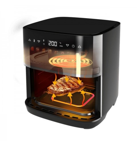 Cecotec Cecofry&Grill Duoheat 8000 Singolo 8 L Indipendente 2200 W Friggitrice ad aria calda Nero