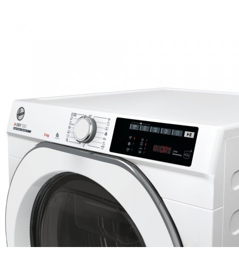 Hoover H-DRY 500 NDE H8A2TCEXS-S asciugatrice Libera installazione Caricamento frontale 8 kg A++ Bianco