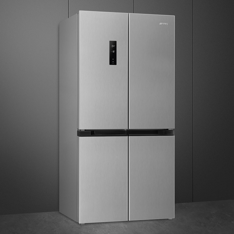 Smeg FQI48XE nevera puerta lado a lado Independiente 488 L E Acero inoxidable