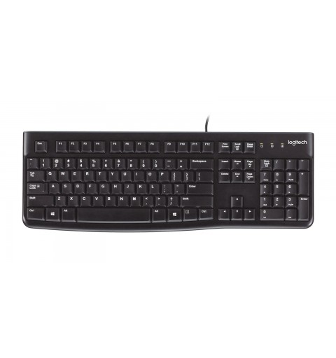 Logitech Keyboard K120 for Business teclado Universal USB QWERTY Inglés Negro