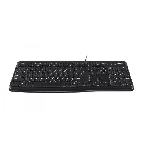 Logitech Keyboard K120 for Business teclado Universal USB QWERTY Inglés Negro