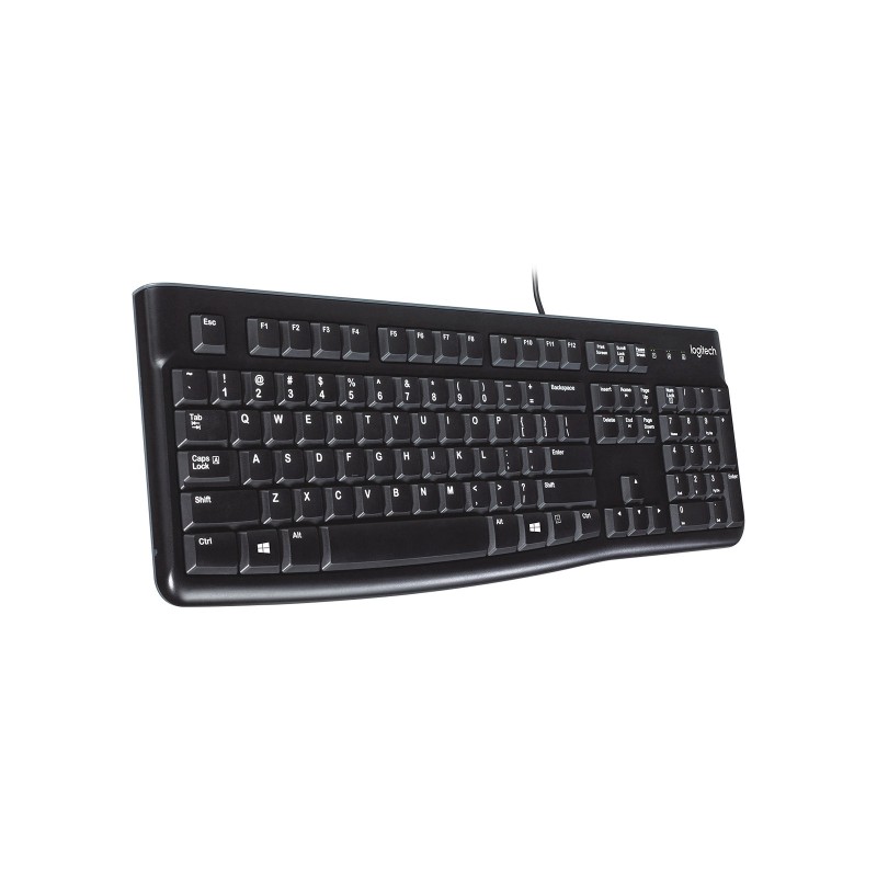 Logitech Keyboard K120 for Business teclado Universal USB QWERTY Inglés Negro