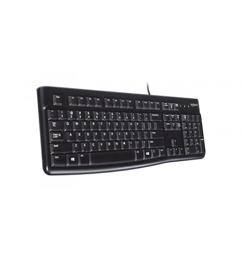 Logitech Keyboard K120 for Business teclado Universal USB QWERTY Inglés Negro