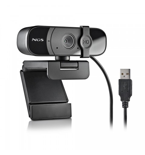 NGS XPRESSCAM 1080HD webcam 2 MP 1920 x 1080 Pixel USB 2.0 Nero