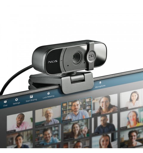 NGS XPRESSCAM 1080HD webcam 2 MP 1920 x 1080 Pixel USB 2.0 Nero