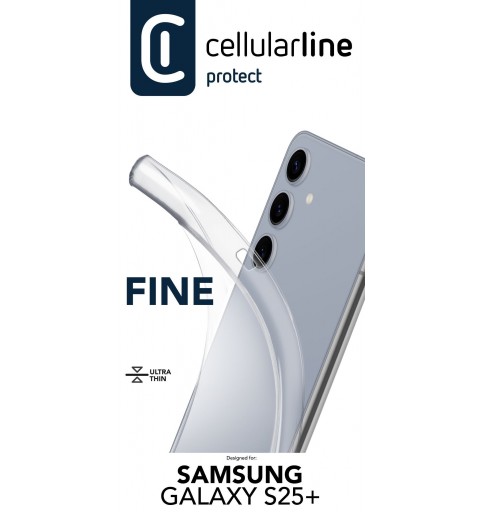 Cellularline FINECGALS25PLT coque de protection pour téléphones portables 17,3 cm (6.82") Housse Transparent