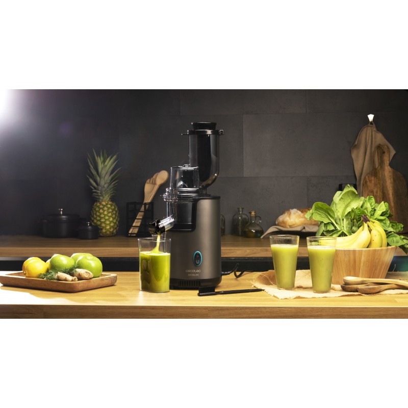 Cecotec Juice&Live 2500 EasyClean 200 W Nero, Acciaio inox