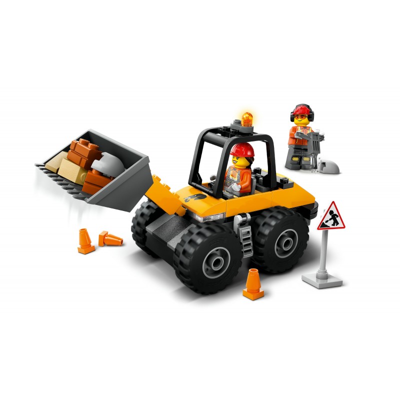 LEGO Yellow Construction Wheel Loader