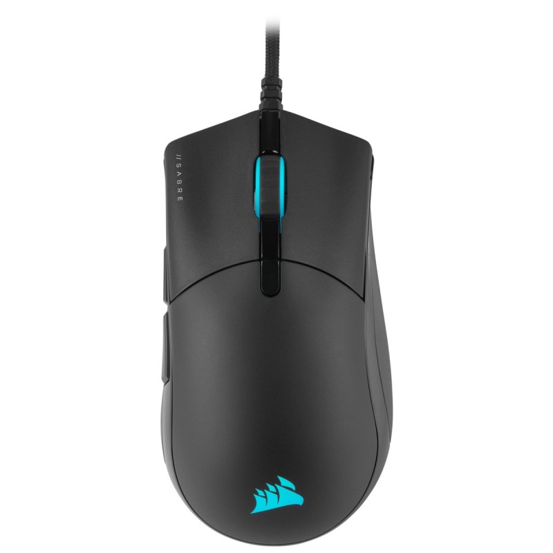 Corsair SABRE RGB PRO ratón Juego mano derecha USB tipo A Óptico 18000 DPI