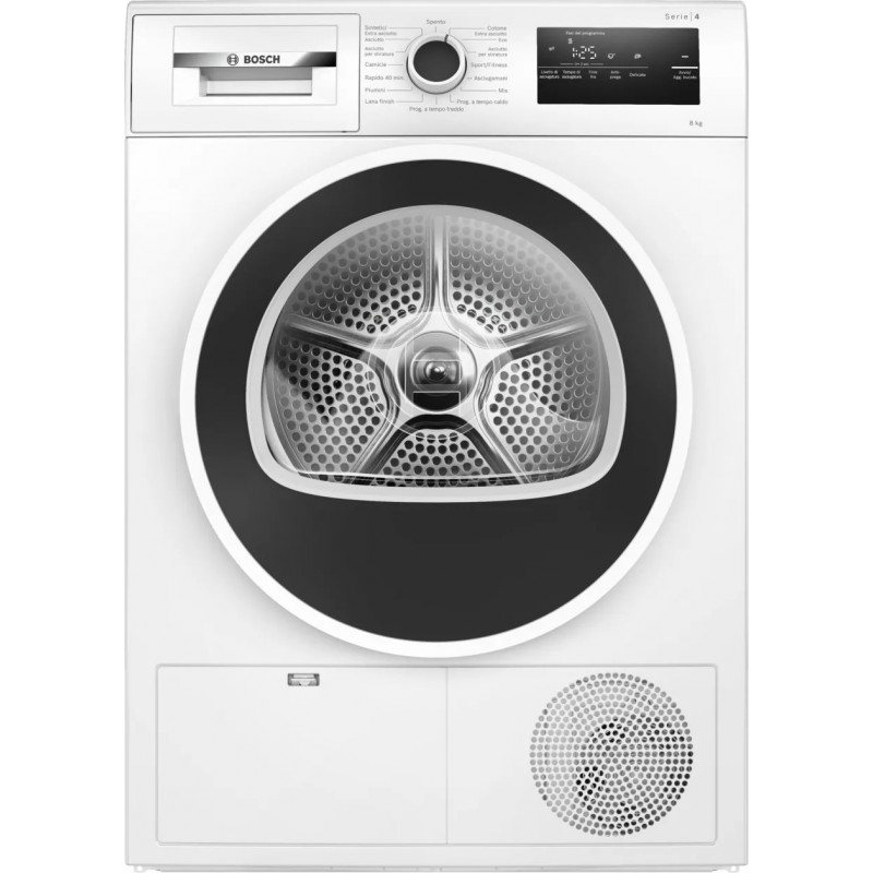 Bosch Serie 4 WTH85208II secadora Independiente Carga frontal 8 kg A++ Negro, Blanco