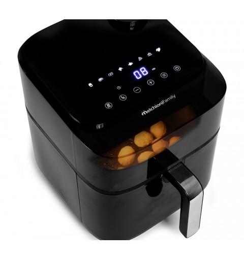 Melchioni Chiara Unique 6,5 L Autonome 1700 W Friteuse d’air chaud Noir