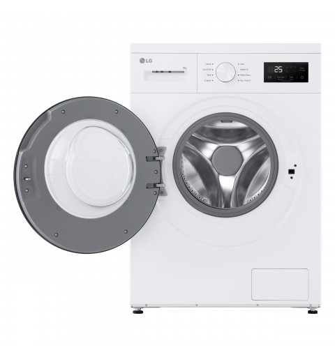 LG F4NA10S8NWK lavadora Carga frontal 8 kg 1400 RPM Blanco