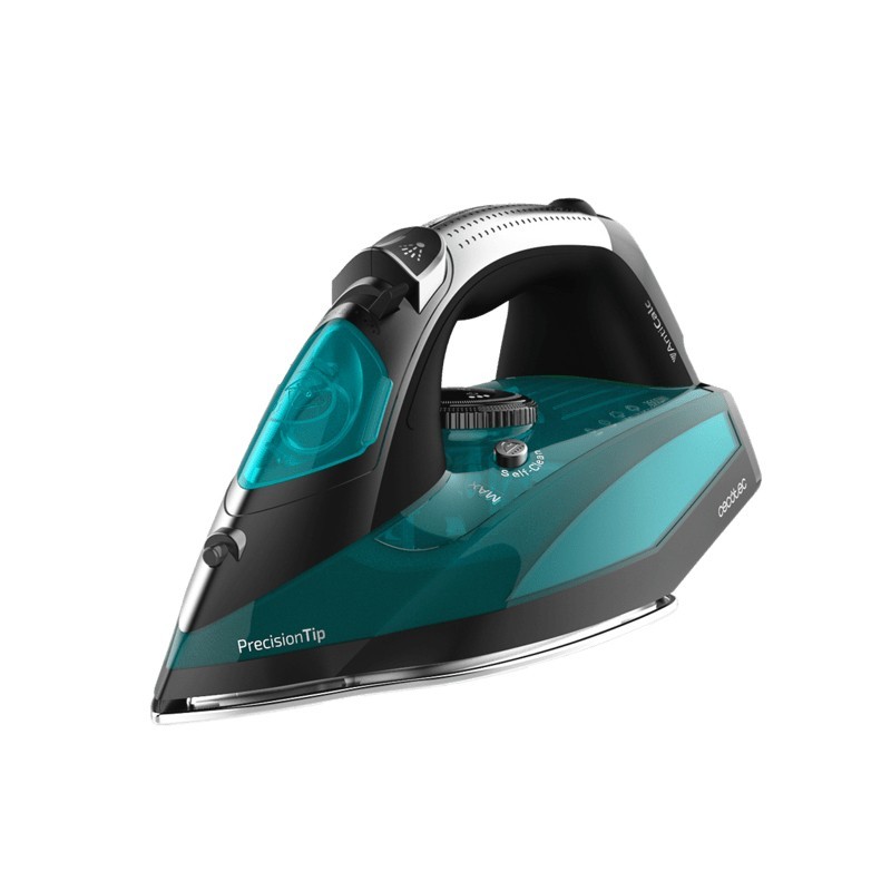 Cecotec Fast&Furious 5020 Force Fer à vapeur Semelle en aluminium 2600 W Noir, Argent, Turquoise