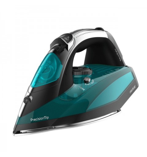 Cecotec Fast&Furious 5020 Force Fer à vapeur Semelle en aluminium 2600 W Noir, Argent, Turquoise