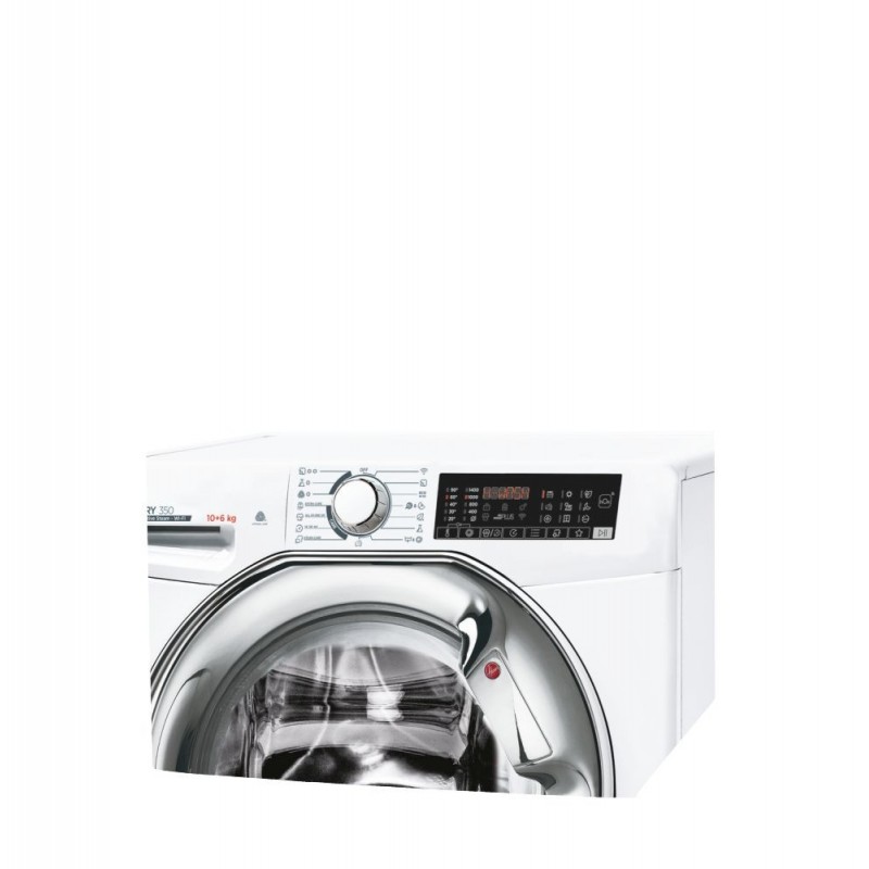 Hoover H-WASH&DRY 350 XH3DPS41066TMC-S lavasciuga Libera installazione Caricamento frontale Bianco D