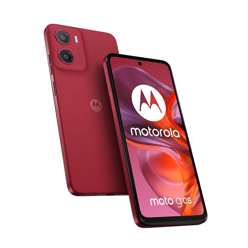 Motorola moto g05 16,9 cm (6.67") Double SIM Android 15 4G USB Type-C 4 Go 256 Go 5200 mAh Rouge