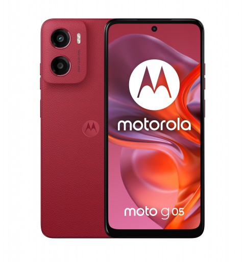 Motorola moto g05 16,9 cm (6.67") Doppia SIM Android 15 4G USB tipo-C 4 GB 256 GB 5200 mAh Rosso