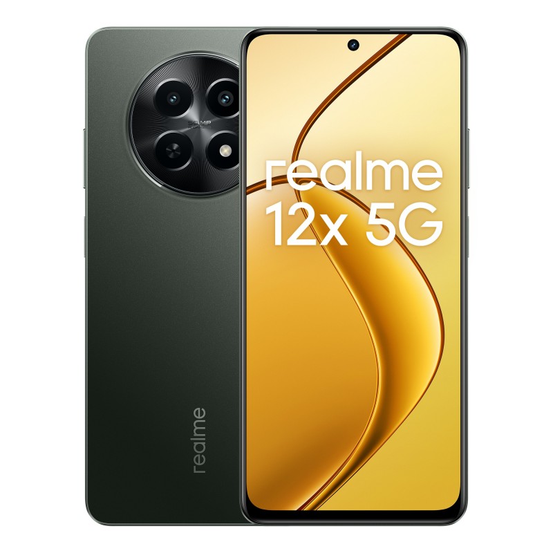 realme 12x 5G 16.9 cm (6.67") Dual SIM Android 14 USB Type-C 6 GB 128 GB 5000 mAh Black