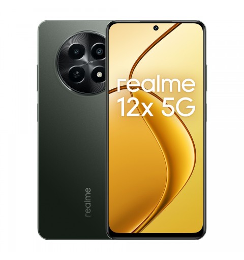 realme 12x 5G 16,9 cm (6.67") Doppia SIM Android 14 USB tipo-C 6 GB 128 GB 5000 mAh Nero