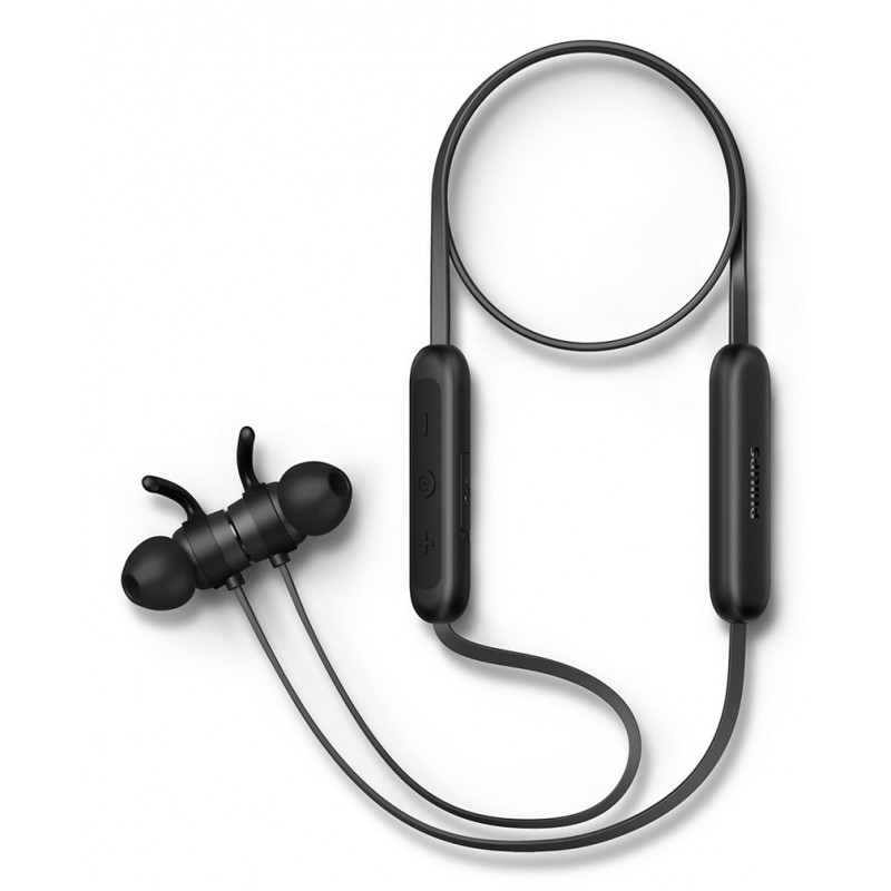 Philips 1000 series TAE1209BK 00 Kopfhörer & Headset Kabellos im Ohr, Nackenband Anrufe Musik Sport Alltag Bluetooth Schwarz