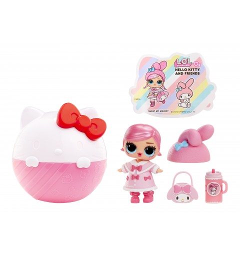 L.O.L. Surprise! Loves Hello Kitty & Friends Tots Core Characters Asst in Sidekick