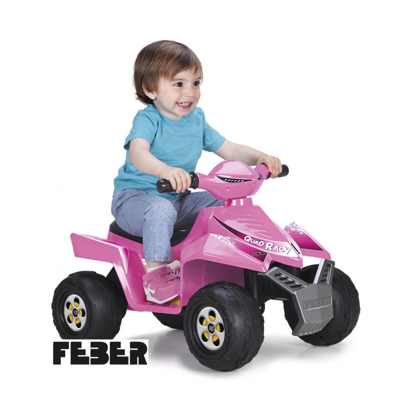 FEBER Quad Racy Pink 6V Aufsitz-Quad