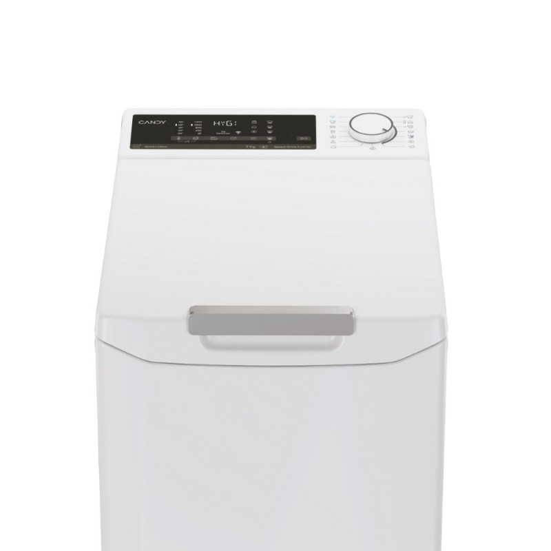 Candy TCA474TM5-S machine à laver Charge par dessus 7 kg 1400 tr min Blanc