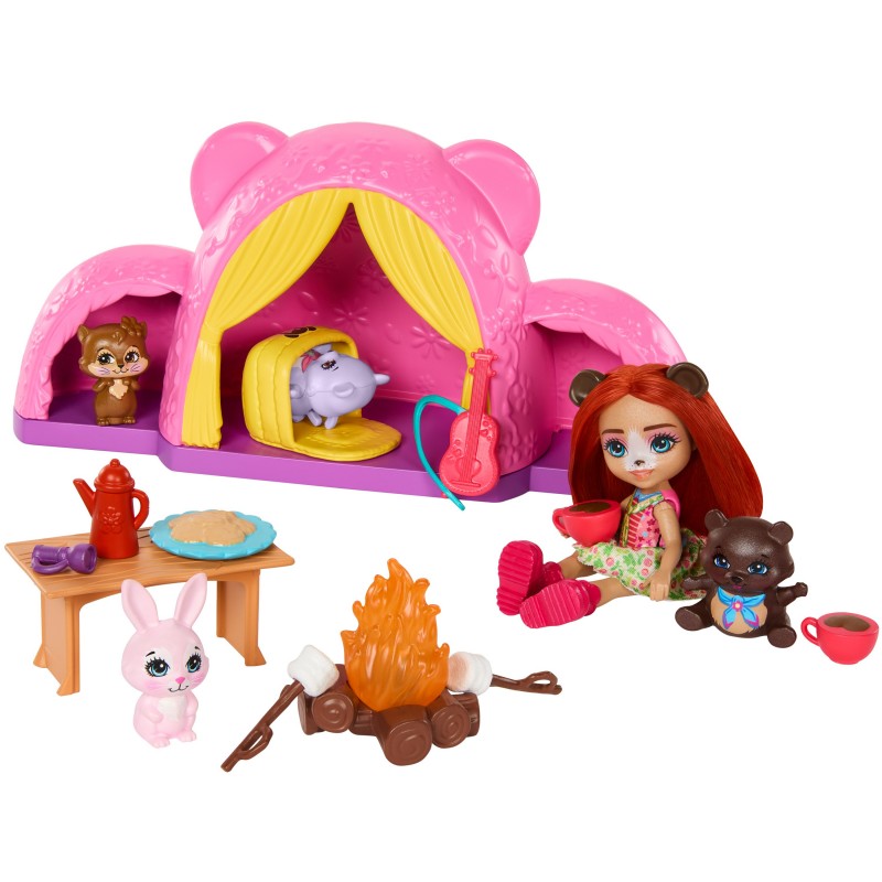 Enchantimals – Coffret Les Amis Câlins au Camping