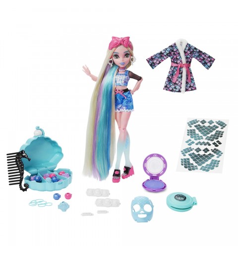 Monster High – Coffret poupée et accessoires La journée au spa de Lagoona Blue