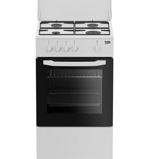 Beko CSG42009DW Cocina independiente Gas Encimera de gas Blanco