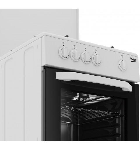 Beko CSG42009DW Cocina independiente Gas Encimera de gas Blanco