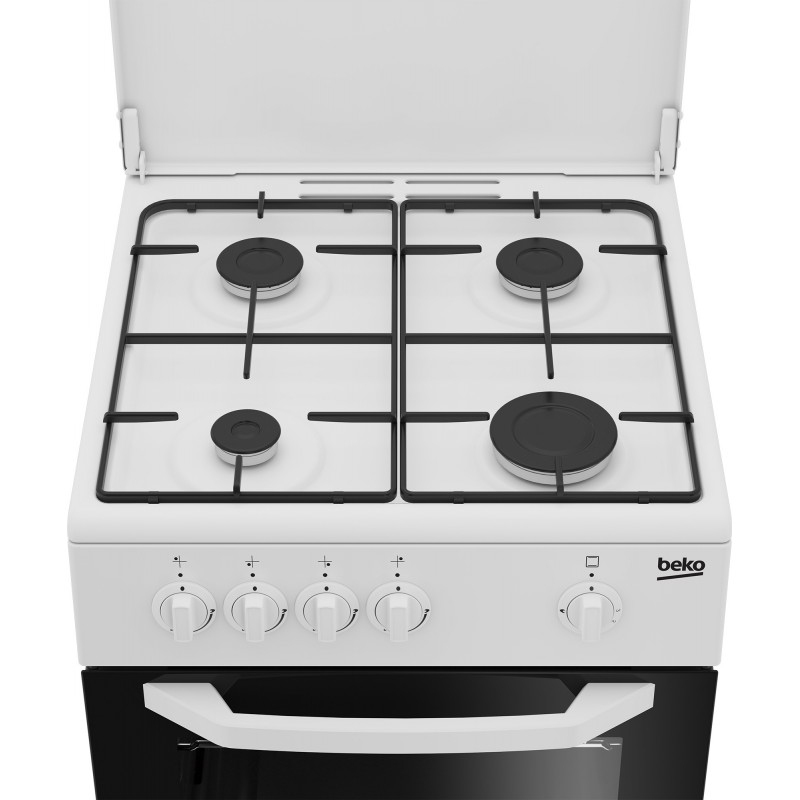 Beko CSG42009DW Cocina independiente Gas Encimera de gas Blanco