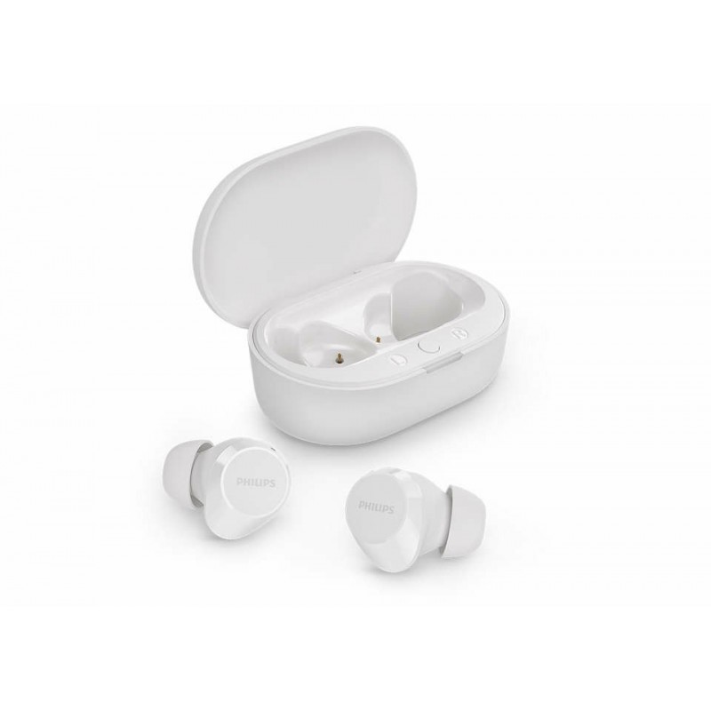 Philips TAT1209WT 00 auricular y casco Auriculares True Wireless Stereo (TWS) Dentro de oído Llamadas Música Bluetooth Blanco