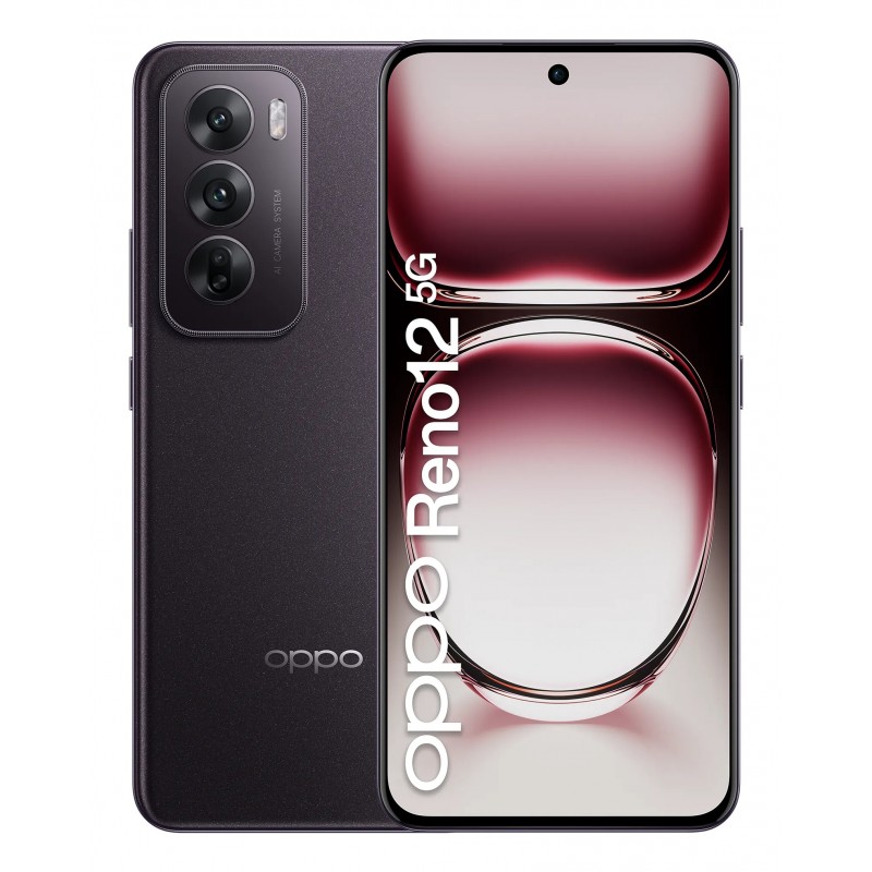 TIM OPPO Reno12 5G 17 cm (6.7") Double SIM Android 14 USB Type-C 12 Go 256 Go 5000 mAh Marron