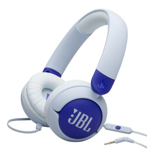 JBL Junior 320 Auricolare Cablato A Padiglione Musica e Chiamate Blu