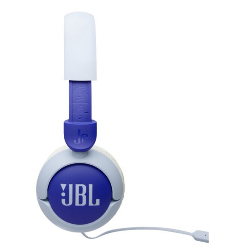 JBL Junior 320 Auricolare Cablato A Padiglione Musica e Chiamate Blu