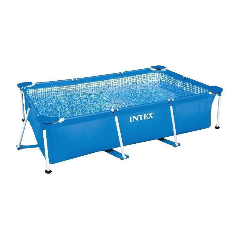 Intex 28272 piscina sobre suelo Piscina con anillo hinchable Rectangular 3834 L Azul